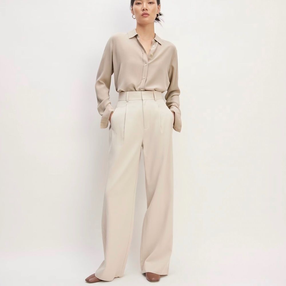 EVERLANE The Draper Pleated Pant 6S NWT - Picture 2 of 16